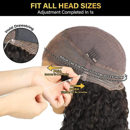 Sale Happening Now: 50% OFF – Pre-Cut Lace Wig · Seamless Natural Blend