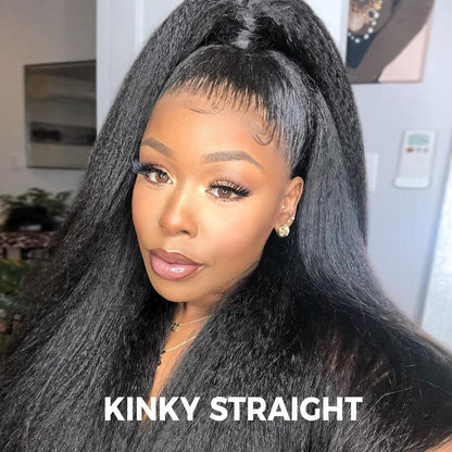 Sale Happening Now: 50% OFF – Pre-Cut Lace Wig · Seamless Natural Blend