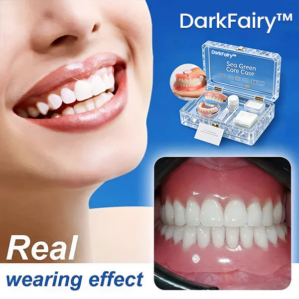 --Ends Today: 75% OFF! ⏰DarkFairy™ Medical Full Denture with Strong Suctiond Custom-Fit Full Functional Dentures🦷Obtain American Dental Association (ADA) Certification