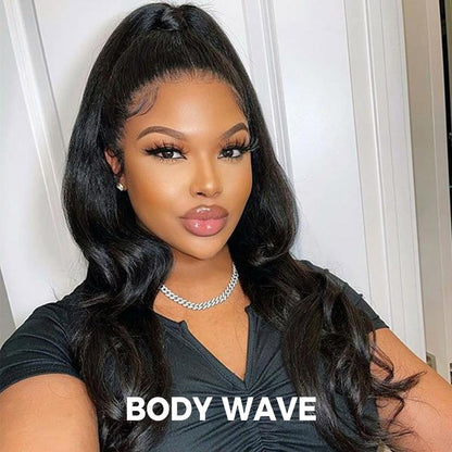 Sale Happening Now: 50% OFF – Pre-Cut Lace Wig · Seamless Natural Blend